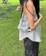 silver net bag