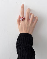 Polka Dot Heart Ring
