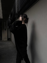 unbalanced loose-fit long sleeves (3color)