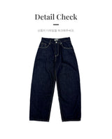 More wide denim pants