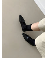 ファインド スティレット フラット ローファー