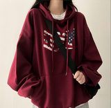 Enwa NYC Stars and Stripes Boxy Fit Hoodie