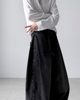 Glaze Pintuck Balloon Denim