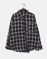 Telling Oversized Pocket Check Shirt