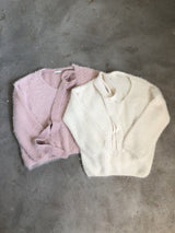 Fur V-neck muffler set