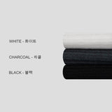Cuffed Ribbed Muscle Fit Daily Nash 3COLOR