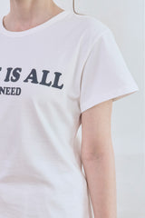 ラブマーク Tシャツ [Ivory]