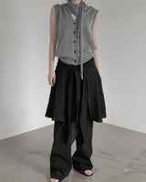 Lumen Scarf Shawl Knit Vest