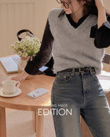 【MADE】Mohair knit vest