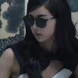 MOP NO.5 mother-of-pearl SUNGLASS BLACK
