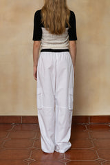 Summer knit halter top_natural ivory
