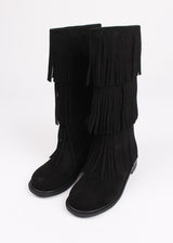 FRINGE MIDDLE BOOTS