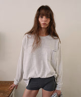 ヘイズストライプTシャツ_アイボリー
