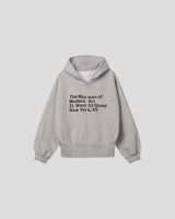 (UNISEX) Museum Bonded Hood Zip-Up