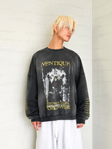 VENTIQUE ウォッシングナイトメアスウェットシャツ 1color