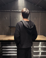 Lesher two-way knit zip-up