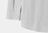 Anderner Hidden Button Stripe Cotton Shirt