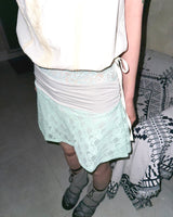 (2color) Lace Flare Layered Shorts