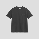 PARAGRAPH TONAL EMBROIDERY T SHIRT - CHARCOAL