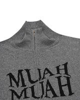JACQUARD KNIT ZIPUP CARDIGAN [2color]