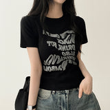 Blur レタリング半袖Tシャツ
