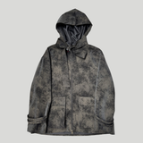 CLOUDY LEATHER HOOD JACKET
