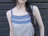 butterfly lace sleeveless