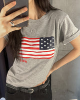 Team vintage stars and stripes short sleeves