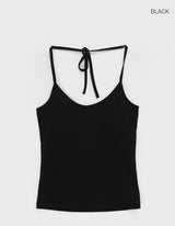 [MADE] Chico Halter String Sleeveless (Built-in Bra)