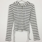 Waffle shirring hoodie (2color)