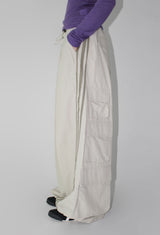 CURVED TRACK NYLON PANTS