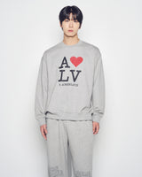 25FW LOVE ADLVスウェットシャツ メランジ