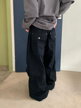 Norton Pigment Button Shirring Pants (3c)