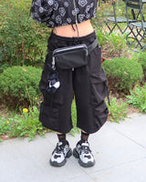 [UNISEX] Square hip belt mini bag