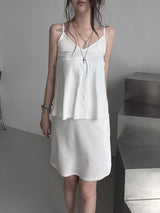 soft v-neck flow cami top (3color)