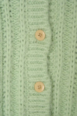 Nutty cable cardigan_mint