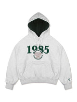 Women's Crop Bear Friends Embo Embroidered Hooded AshGray(FCB3TS359W)