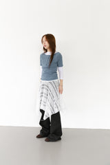 slim low rise boots-cut pants(S-L)