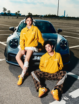 ジョイントネームレトロジャーマントレーニングシューズ - YELLOW