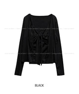 Simone Tie Ribbon Cardigan Set