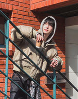 Tetsu Shirring Flight Padding Jumper