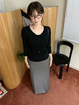 3/4 Shirred t-shirt