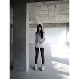【MADE】contour hoodie t, white melange