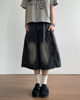 Louve Bermuda Denim Pants