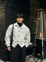 INF High-neck cardigan