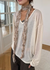 FLOWER SCARF (2color)