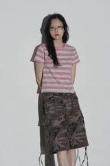 stripe t (pink)