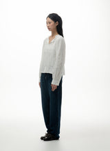  BETTY PINTUCK BLOUSE (WHITE)