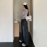 [BELLIDE MADE] フォールインワイドデニムパンツ