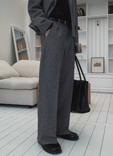 メットボカシベルボトムワイドスラックス